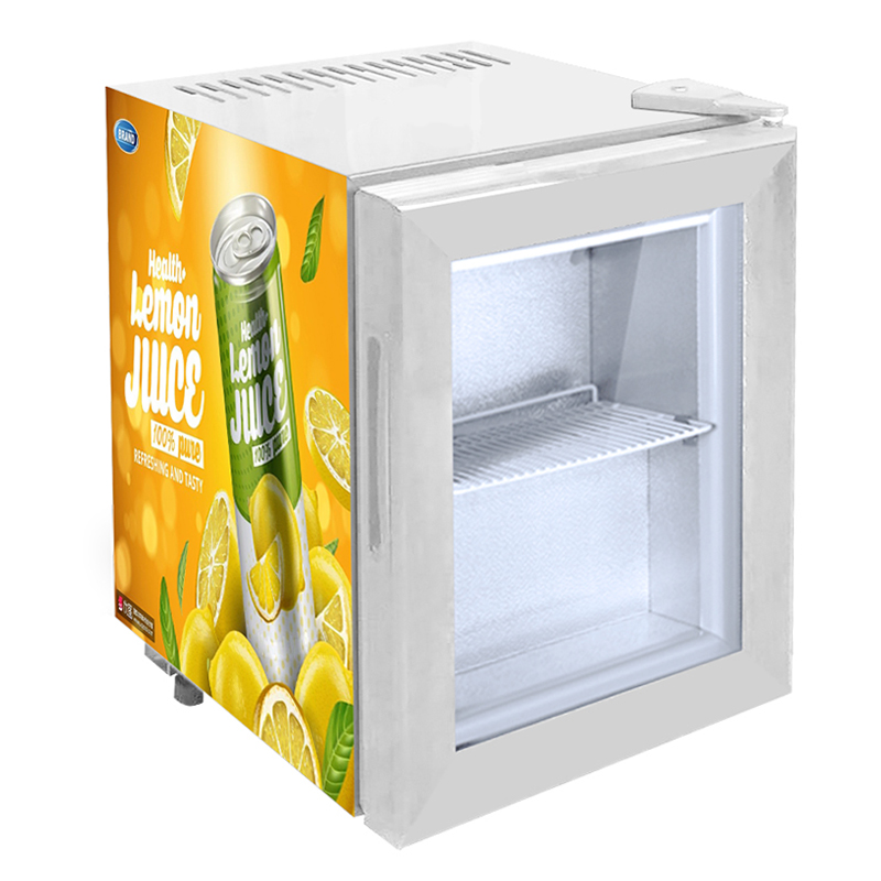 mini display freezer fridge